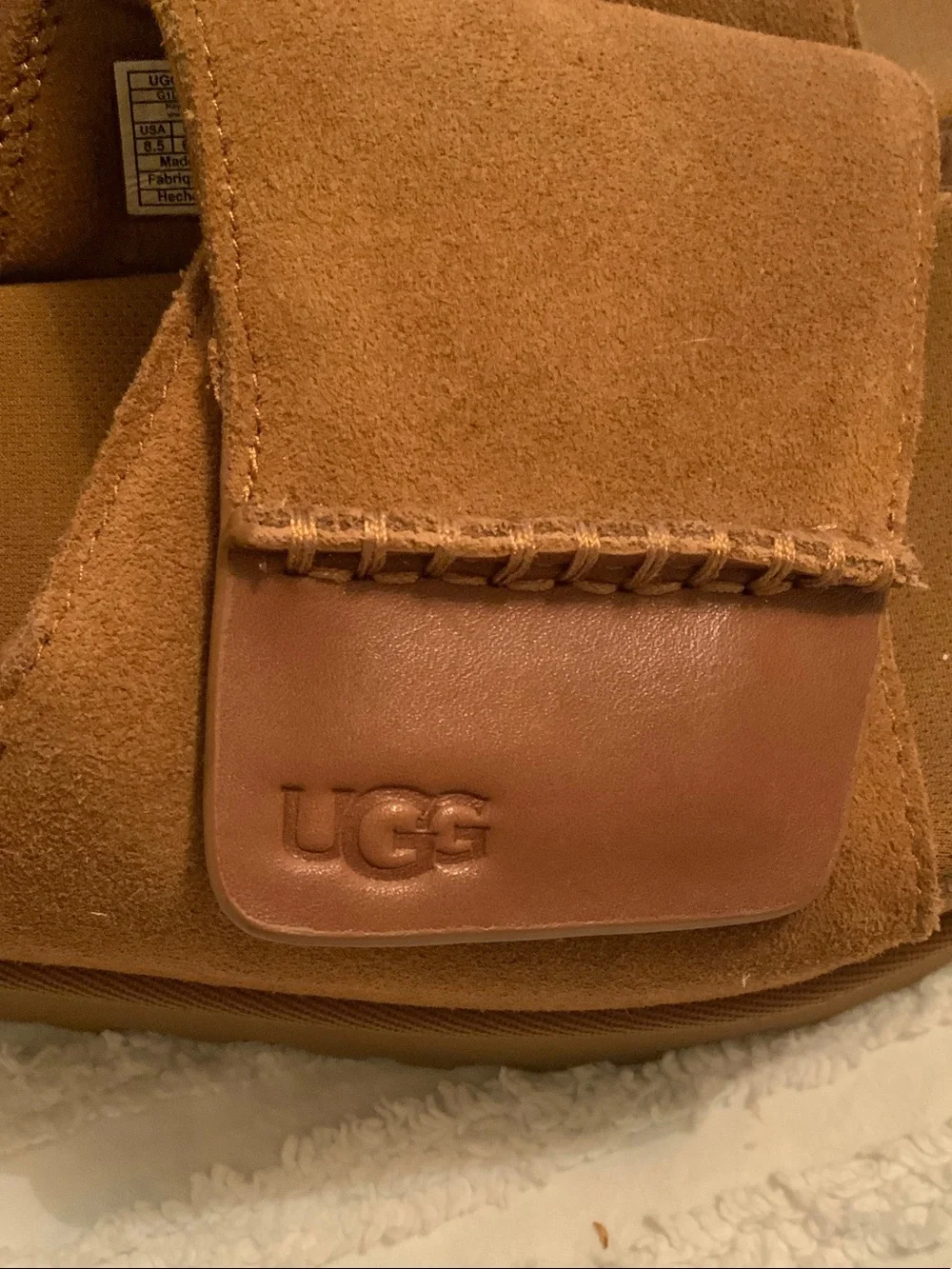 UGG Women’s Chestnut Velcro Slingback Sandals 8.5